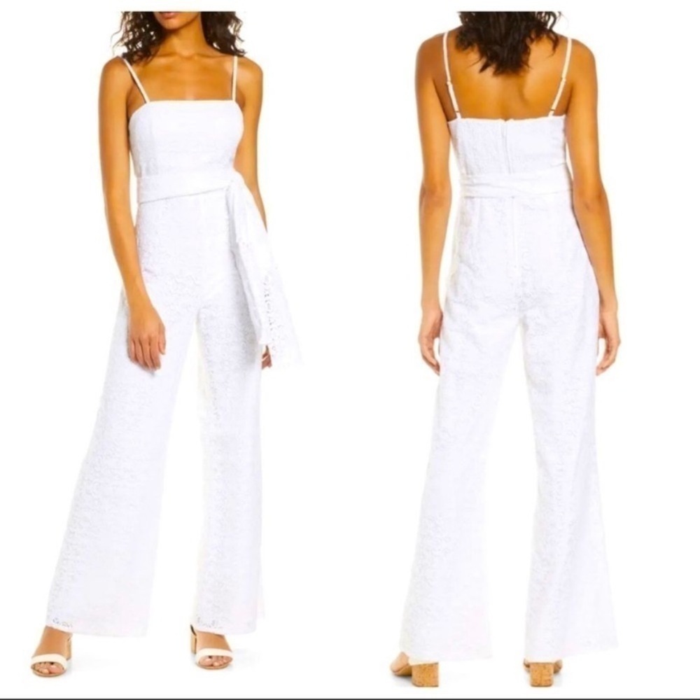 NWT Lilly Pulitzer Nina Lace Jumpsuit Size 2